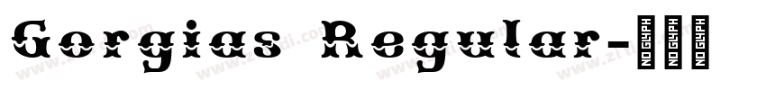 Gorgias Regular字体转换